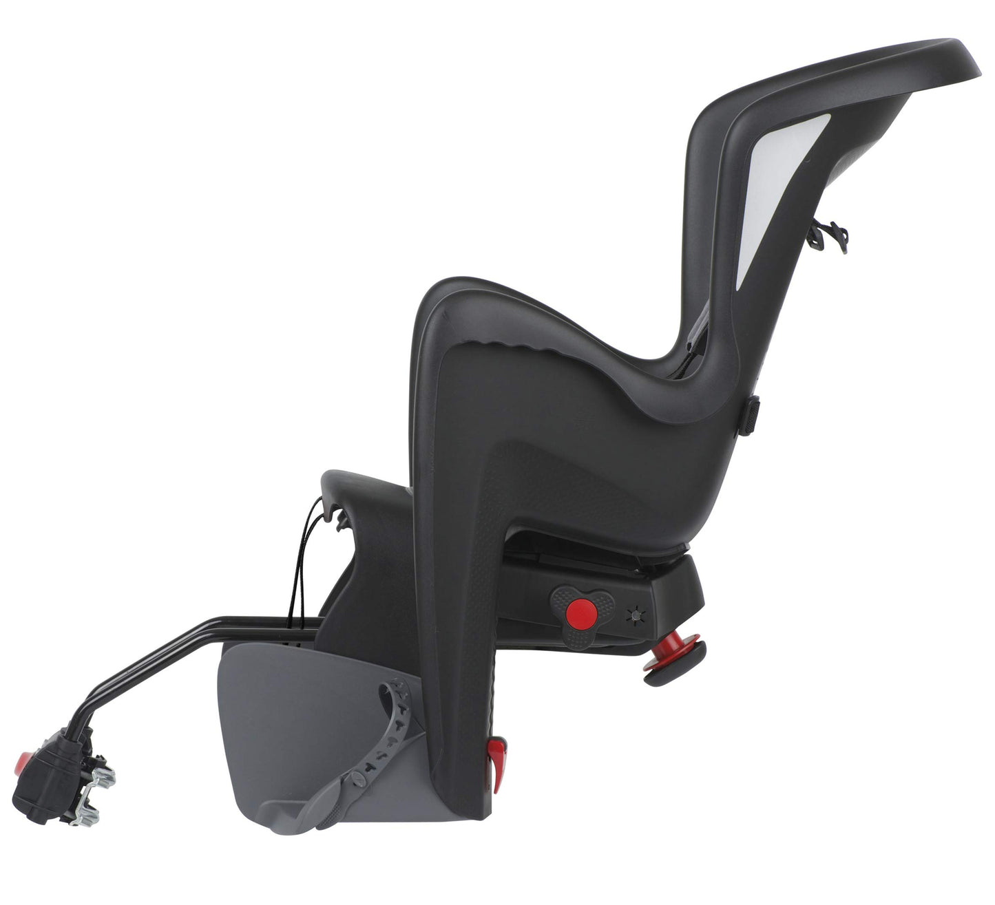 Polisport Bilby RS bike child seat | Seat for saddle tube mounting | for children weighing between 9 and 22 kg | gray & FISCHER Adult Bike Helmet, City Helmet Urban Levin, S/M, 52-59cm