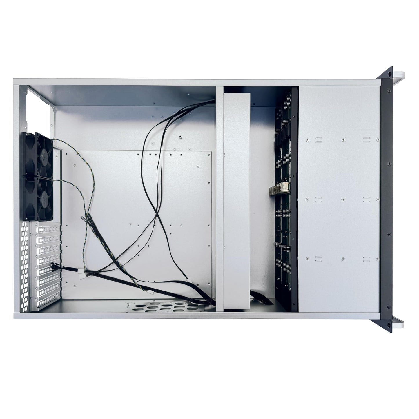 FANTEC 1873 SRC-4240X07 19" 4U 680mm Storage Enclosure (24x SAS/SATA drive bays with 2 status LEDs each, bays for 3.5" and 2.5" drives, USB 2 connection, 2x 80mm fans)
