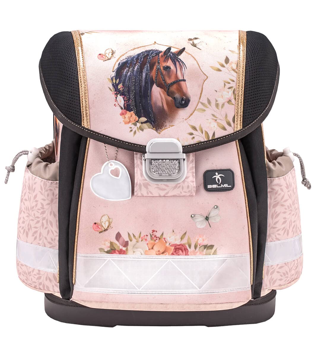 Belmil Classy school backpack set 4-piece (403-13/AG/S) (Horse Chestnut)