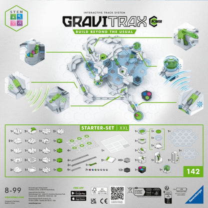 Ravensburger GraviTrax POWER Starter Set XXL for kids aged 8+ & Ravensburger GraviTrax POWER Expansion Interaction. Electronic accessories for spectacular marble runs, for kids aged 8+.