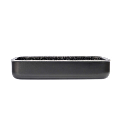 ALLUFLON Traditional Italian Lasagna Pan, Aluminum, Black, 40 x 28 cm