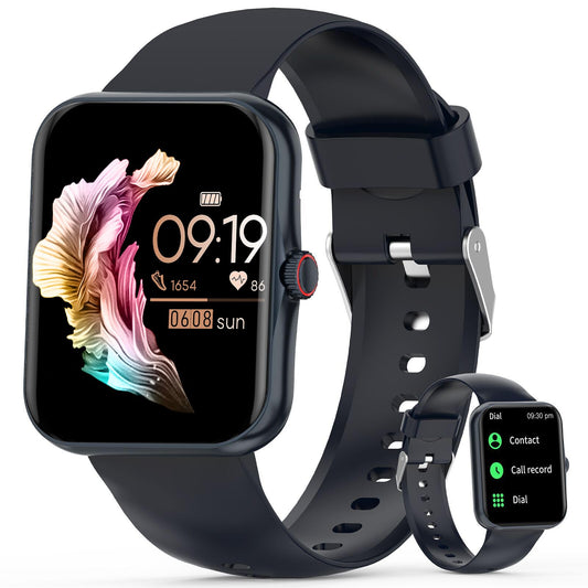Women's smartwatch, fitness tracker 1.83 Full Touchscreen fitness watch for women, 37 sports modes activity tracker, pedometer, heart rate monitor, men's smartwatch with phone function for Android iOS.