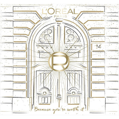 L'Oréal Paris Advent Calendar 2023 Women Beauty Original - Value 350 € 24 Care Beauty Cosmetics Advent Calendar for women, Christmas Calendar Women... white