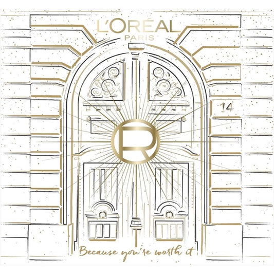 L'Oréal Paris Advent Calendar 2023 Women Beauty Original - Value 350 € 24 Care Beauty Cosmetics Advent Calendar for women, Christmas Calendar Women... white