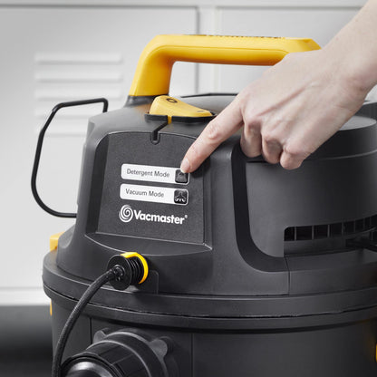 Vacmaster VK1323PFR 1300W 23L 3-in-1 wet/dry vacuum cleaner with dual-tank design, floor cleaner for hard floors carpets, carpet cleaning machine.