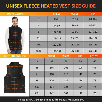 ISOPHO Heated Vest Women Men, Heated Vest USB Charging Heated Vest Unisex Warming Heated Vest with 13 Adjustable Temperature, Heated Jacket Winter Vest for Outdoor Hiking (No Battery)