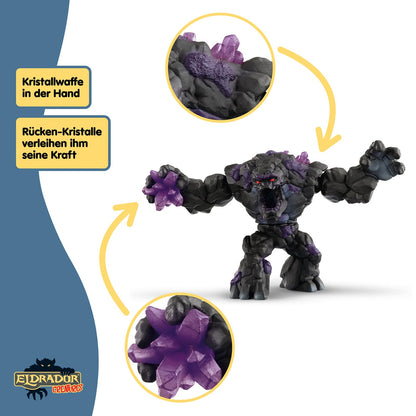 SCHLEICH ELDRADOR Creatures | Shadowstone Monster 70158 | ELDRADOR Monster figure with movable jaw and arms | great gift for boys and girls | ages 7+ | 23 x 8 x 12 cm