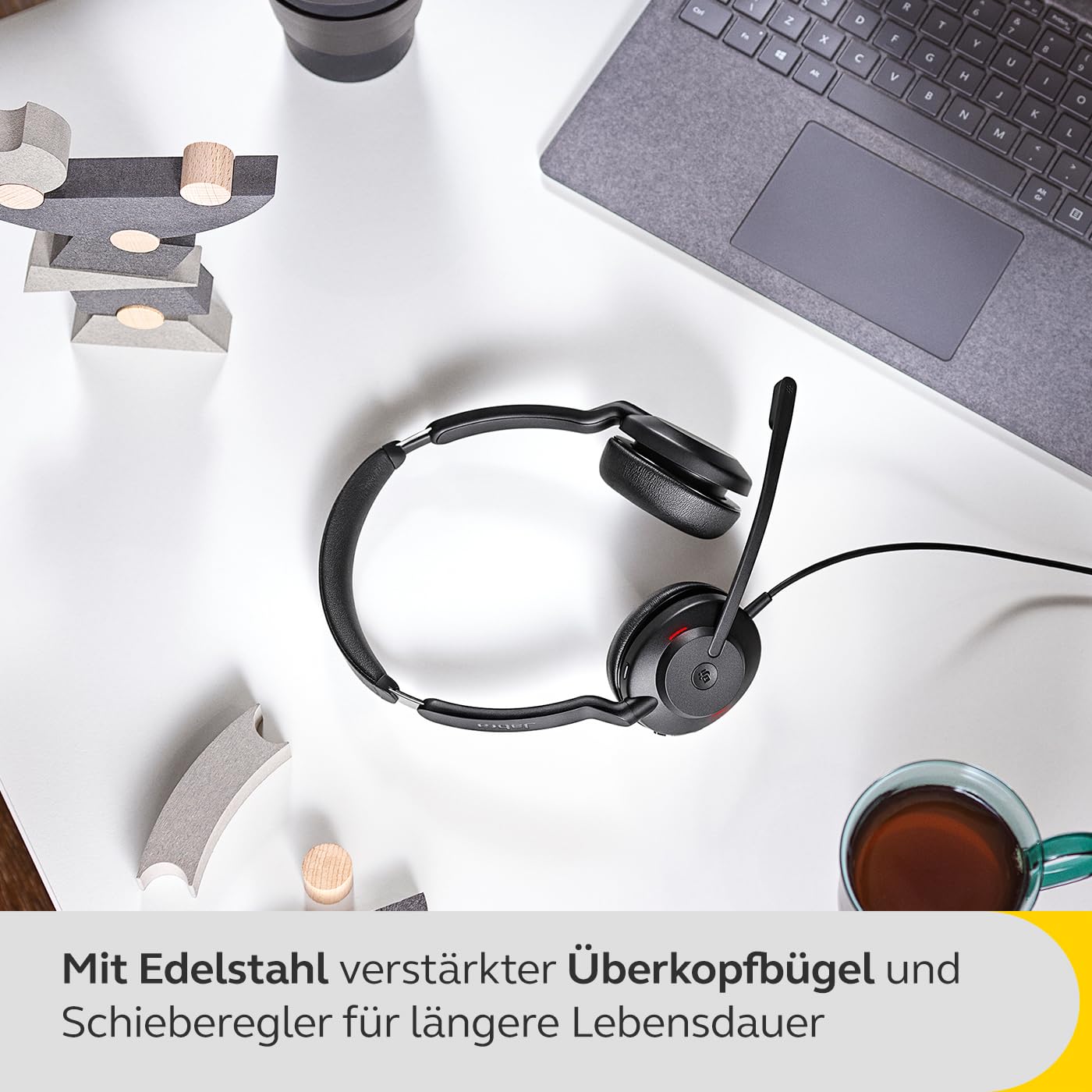 Jabra Evolve2 30 SE - Wired stereo headset with noise cancellation and 2-microphone technology - includes USB-C cable - Compatible with all leading Unified Communications platforms - Black