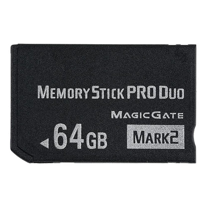 High Speed 64 GB Memory Stick Pro Duo (Mark2) PSP memory card compatible with Sony PSP1000 2000 3000 camera memory card.