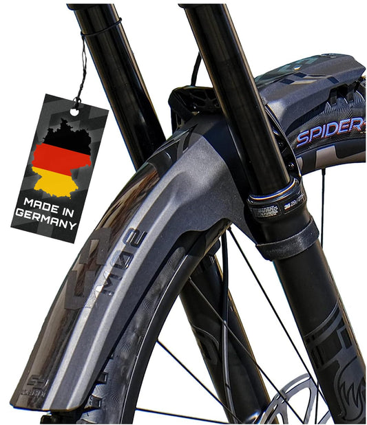 Unleazhed M02 | Mountainbike Mudguard | Made in Germany | Solid front wheel fender | Bike accessory for mountain bikes