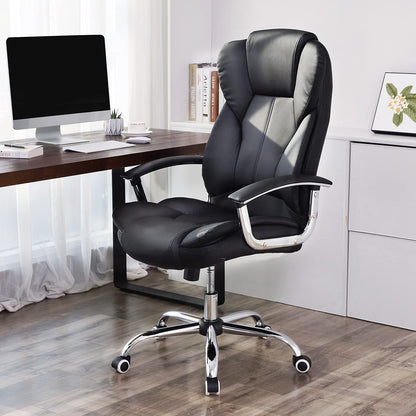 SONGMICS Office Chair Executive Chair Swivel Chair Computer Chair Height Adjustment Office Chair Padding, OBG57B