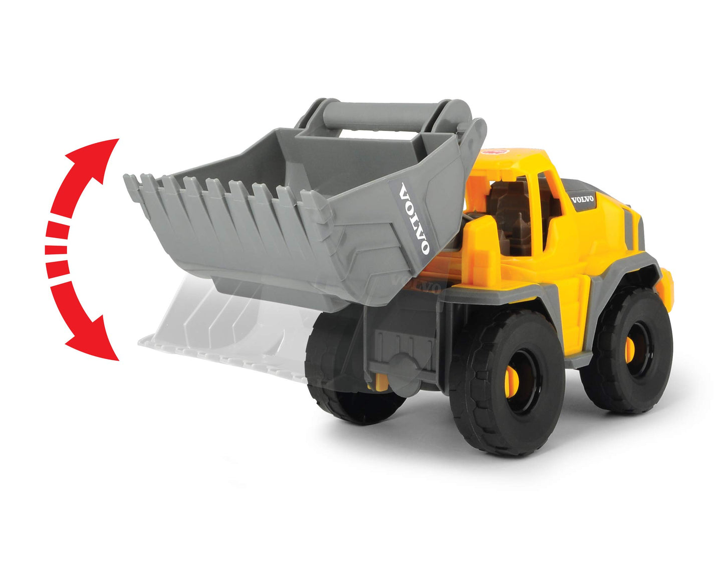 Dickie Toys - Volvo Construction Vehicles for ages 3 and up (3 pieces) & 4002 Toys Volvo Freewheel Wheel Loader, Toy Excavator, Construction Vehicle