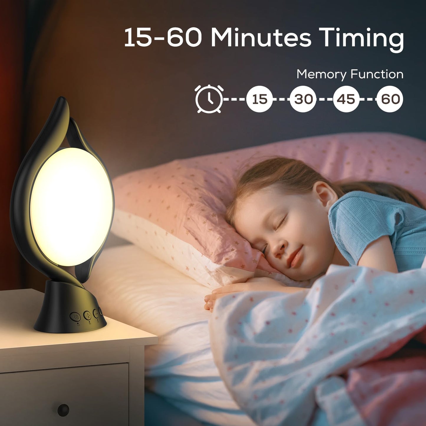 KICLBD Daylight Lamp 10000 Lux, Light Therapy Lamp with 3 Light Colors 4 Timers 5 Adjustable and Memory Function Light Intensity, UV-Free Sunlight Lamp for Home/Office