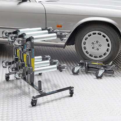 Datona storage trolley for hydraulic jacks