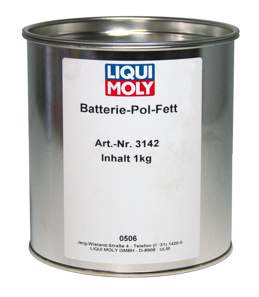 LIQUI MOLY Battery Terminal Grease | 1 kg | Calcium Grease | Lubricating Grease | Part No.: 3142