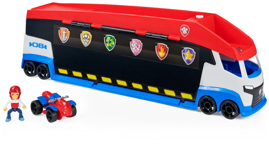 PAW PATROL, 10th Anniversary, Team vehicle Paw Patroller in updated design, includes Ryder figure and 1 basic vehicle, for ages 3+