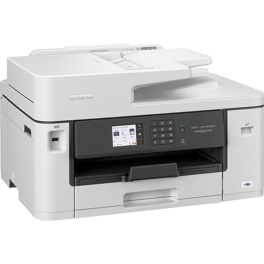 Brother MFC-J5340DWE EcoPro 4-in-1 Color Inkjet Multifunction Printer (250-sheet paper tray, printer, scanner, copier, fax), light gray
