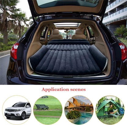 HAOYAO Car Mattress, Car Air Mattress with Air Pump Thicker SUV Air Mattress Inflatable Bed for Outdoor Camping Traveling