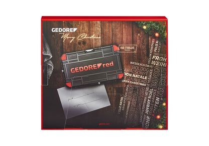 Gedore Red Advent Calendar 2022, 42 pieces, tool calendar for men, men's gift, R49002042.