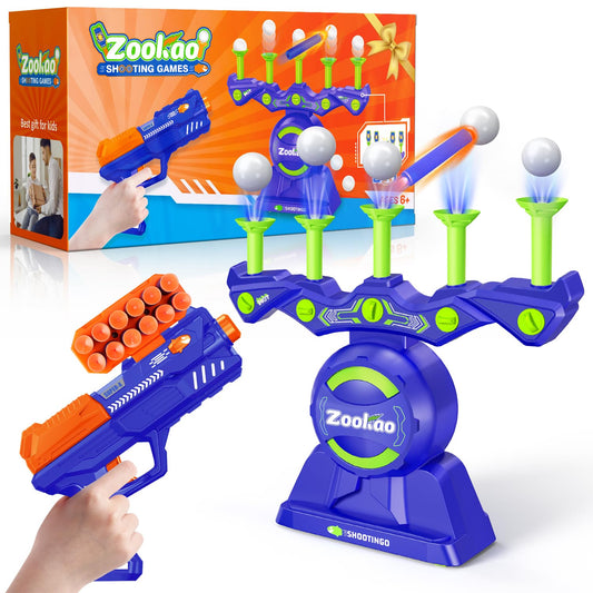Zookao Hover Toy Gun for Nerf Gun Target, For 6 7 8 9 10 11 12 Year Old Boy Christmas Birthday Gifts - Indoor & Outdoor Games for Kids