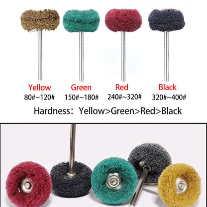 80 pieces 25mm grinding wheel polishing wheel for Dremel - metal grinding attachment with 3mm shank rotary tool