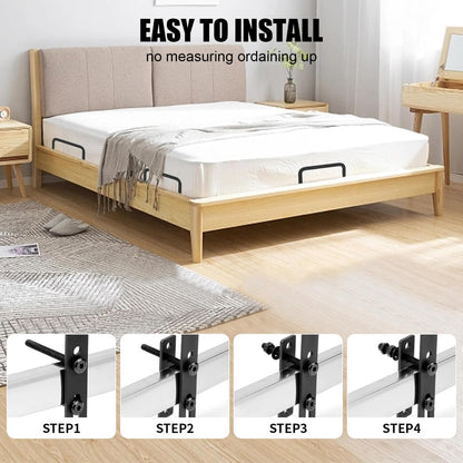4 pieces of mattress clamps, Non-slip mattress holder, Adjustable mattress stabilizers, Prevent mattress from slipping, for solid bed panels, tatami platform beds, flush beds.