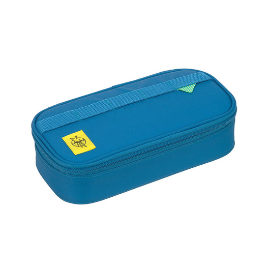 CASUAL pencil case, pencil case, school, spacy pencil case, unique blue