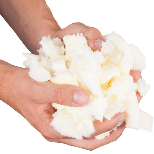 Charlie & Finn 20 kg foam flakes filling material - Ideal for filling bean bags, cushions, dog & cat beds, and plush toys - Foam flakes for bean bags cushion filling & teddy filling