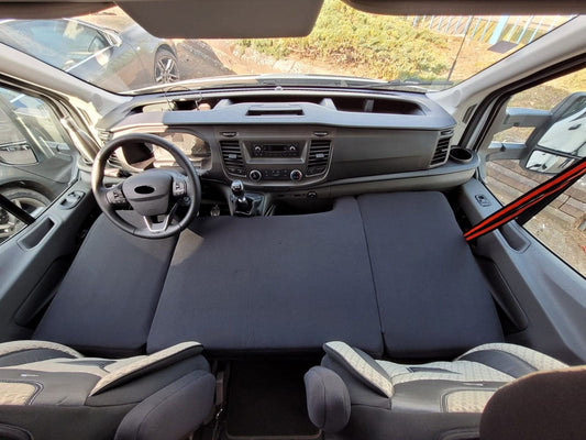 BREMER SEAT COVERS Camper bed Children's bed Cab bed compatible with Ford Transit 7 from 2014 Motorhome accessories RV bed Camping Camper Accessories