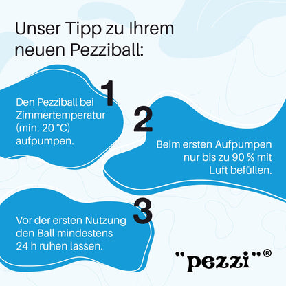 PEZZI MAXAFE Exercise Ball Pezzi Ball Therapy Ball 75 cm Fitness Ball Ruby
