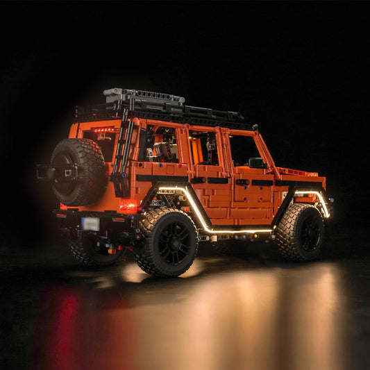 LED light set for Lego Technic Mercedes-Benz G 500 Professional Line (no Lego), decorative lighting set for Lego 42177 Mercedes-Benz G 500 Professional Line Creative Toy - Standard Version