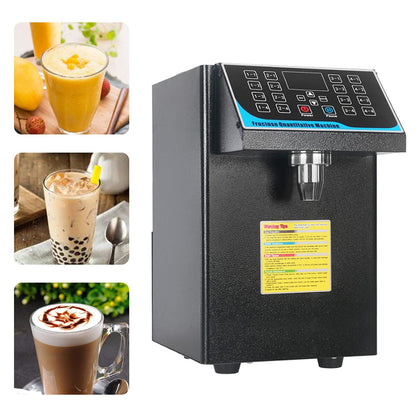 7.5L Fructose Quantitative Dispenser Machine Bubble Tea Fructose Dosing Machine Fructose Dispenser Syrup Dispenser Stainless Steel Fructose Outlet Sugar Dispenser for Milk Tea Coffee