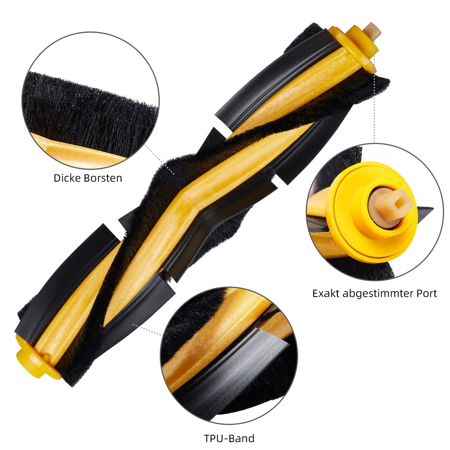 21 pieces of accessories for Ecovacs Deebot N8 N8+ N8 Pro N8 Pro+ OZMO T8 T8+ T8 AIVI T8 AIVI+ T8 Pure T9 T9+ N10 Plus vacuum cleaner replacement parts 2 main brushes 6 filters 8 side brushes 4 mop cloths 1 tool