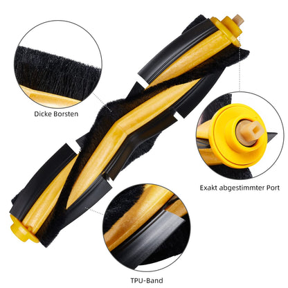 21 pieces of accessories for Ecovacs Deebot N8 N8+ N8 Pro N8 Pro+ OZMO T8 T8+ T8 AIVI T8 AIVI+ T8 Pure T9 T9+ N10 Plus vacuum cleaner replacement parts 2 main brushes 6 filters 8 side brushes 4 mop cloths 1 tool