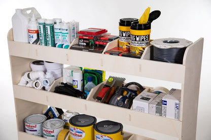 Vanify - Compatible with Ford Transit Custom L2 2012+ vehicle interior shelving, rear driver side shelf