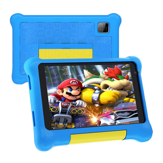 HotLight Kids Tablet 7 Inch, Tablet for Kids with Android 13, 5GB RAM+32GB ROM+128GB Expandable, Wi-Fi, Bluetooth, Type-C, Kids Tablet with Quad Core Blue