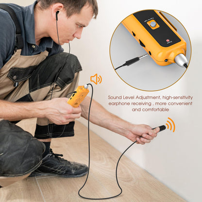 KOLSOL F02 underground cable locator, wire tracer with headphones for locating wires and cables, pet fence cable tester, up to 2-3 meters depth and 1000 meters in length.
