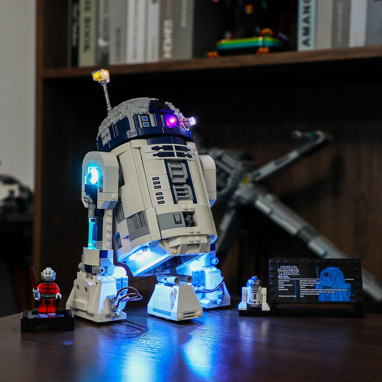 BRIKSMAX LED Light for Lego R2-D2 75379 - Compatible with Lego Star Wars building model - Without Lego Set