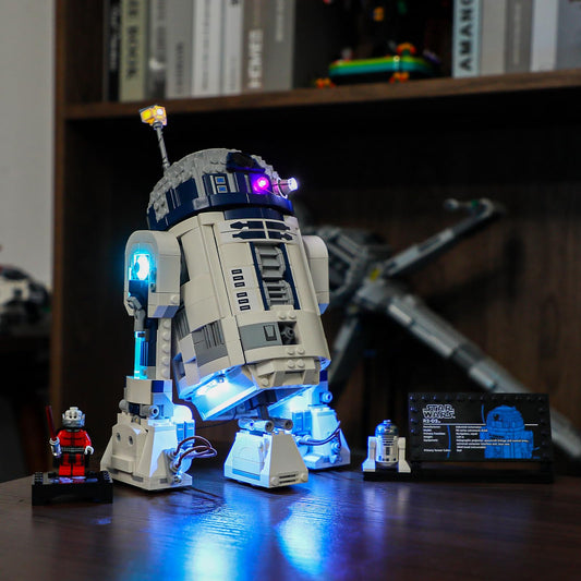 BRIKSMAX LED Light for Lego R2-D2 75379 - Compatible with Lego Star Wars building model - Without Lego Set