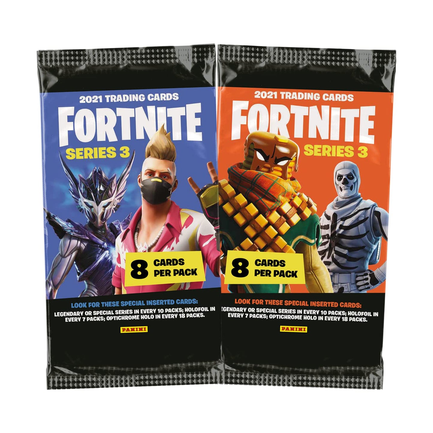Panini Fortnite Series 3 Trading Cards - Hobby box with 18 flowpacks.