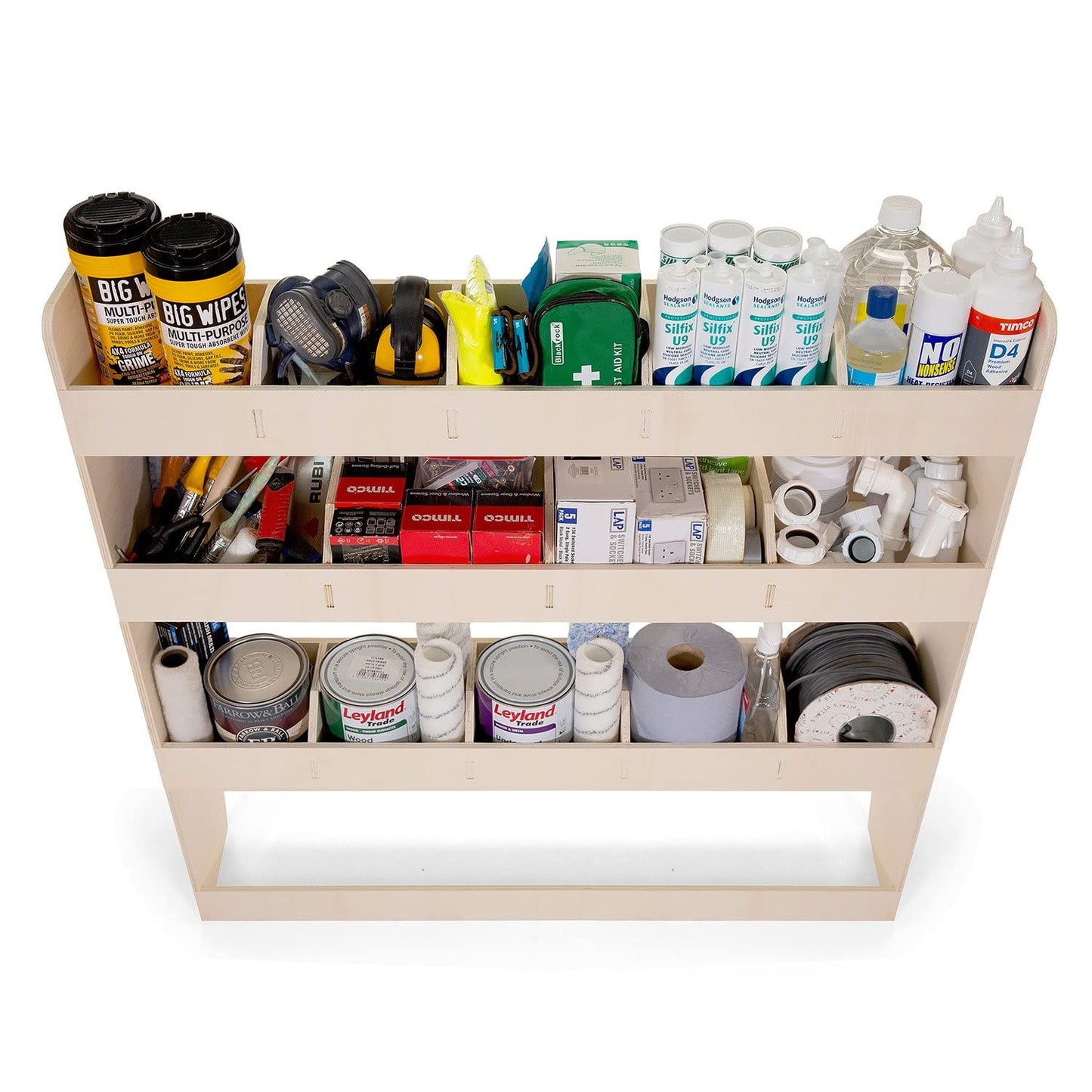 VANIFY - Compatible with Citroen BERLINGO L1 and L2 2008-18 vehicle interior shelving, driver side shelf.