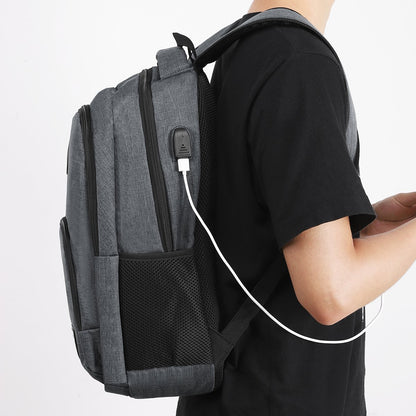 YAMTION Laptop Backpack, Men's Backpack with USB Charging Port School Backpack for Boys Teenagers with 15.6 Inch Laptop Compartment for Work School Travel, 35L