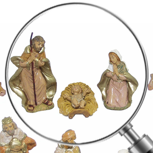 Alfred Kolbe Nativity Christmas Nativity figurines, Colorful