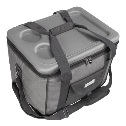 anndora cooler bag XL light gray 40 liters cooling box insulated bag picnic bag