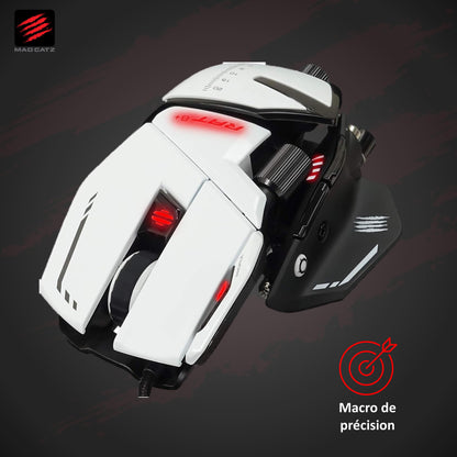 MadCatz R.A.T. 8+ Optical Gaming Mouse, White