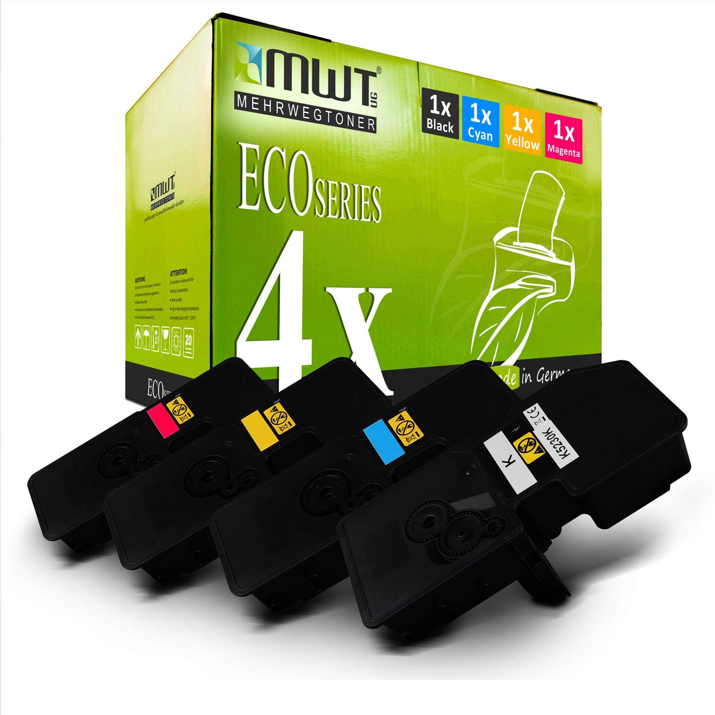 4X MWT toner compatible for Kyocera Ecosys M 5526 like TK-5240 TK5240 Set Black Cyan Magenta Yellow