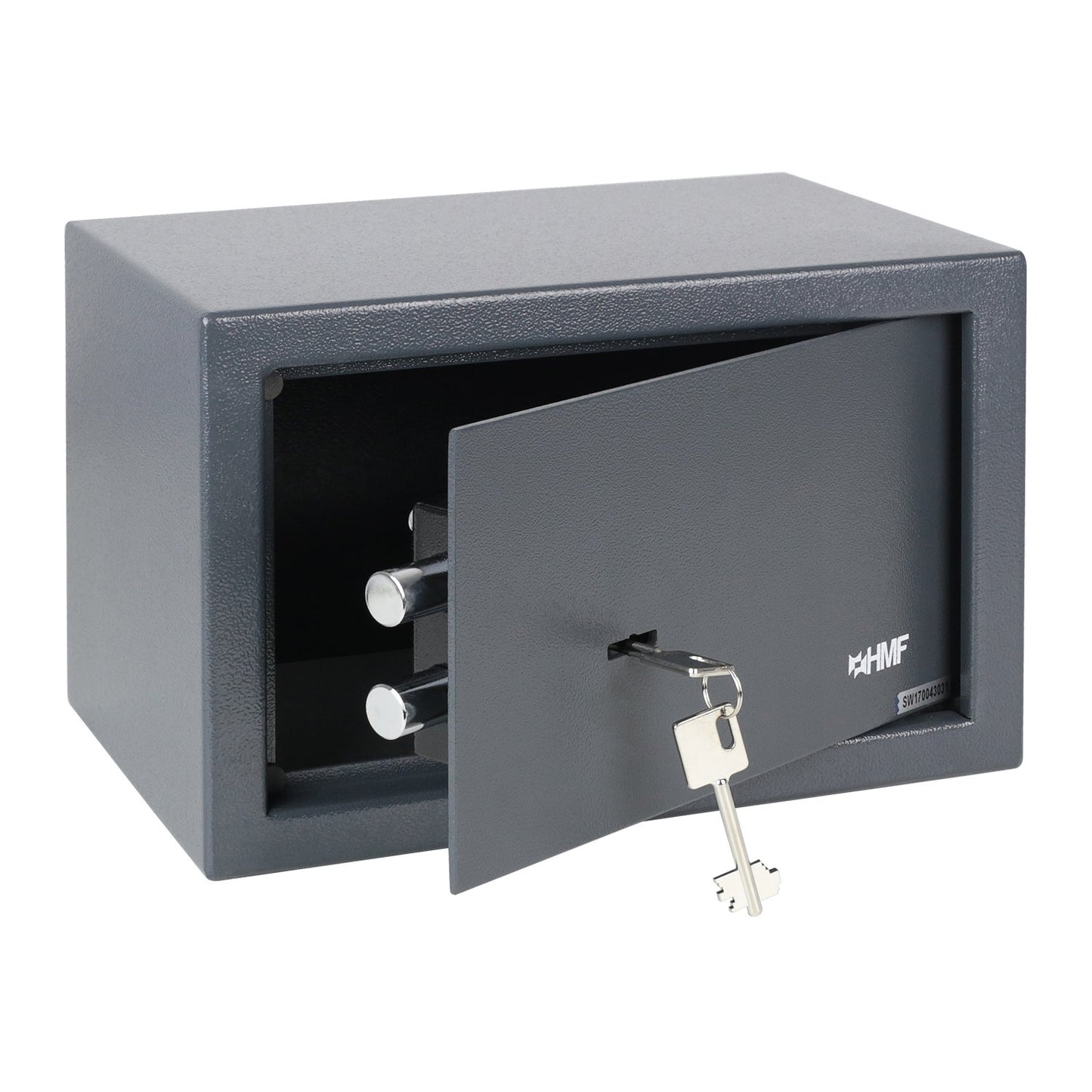 HMF 49200-11 Safe safe with key, furniture safe | 31 x 20 x 20 cm | Anthracite