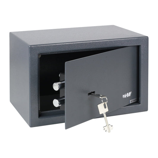 HMF 49200-11 Safe safe with key, furniture safe | 31 x 20 x 20 cm | Anthracite