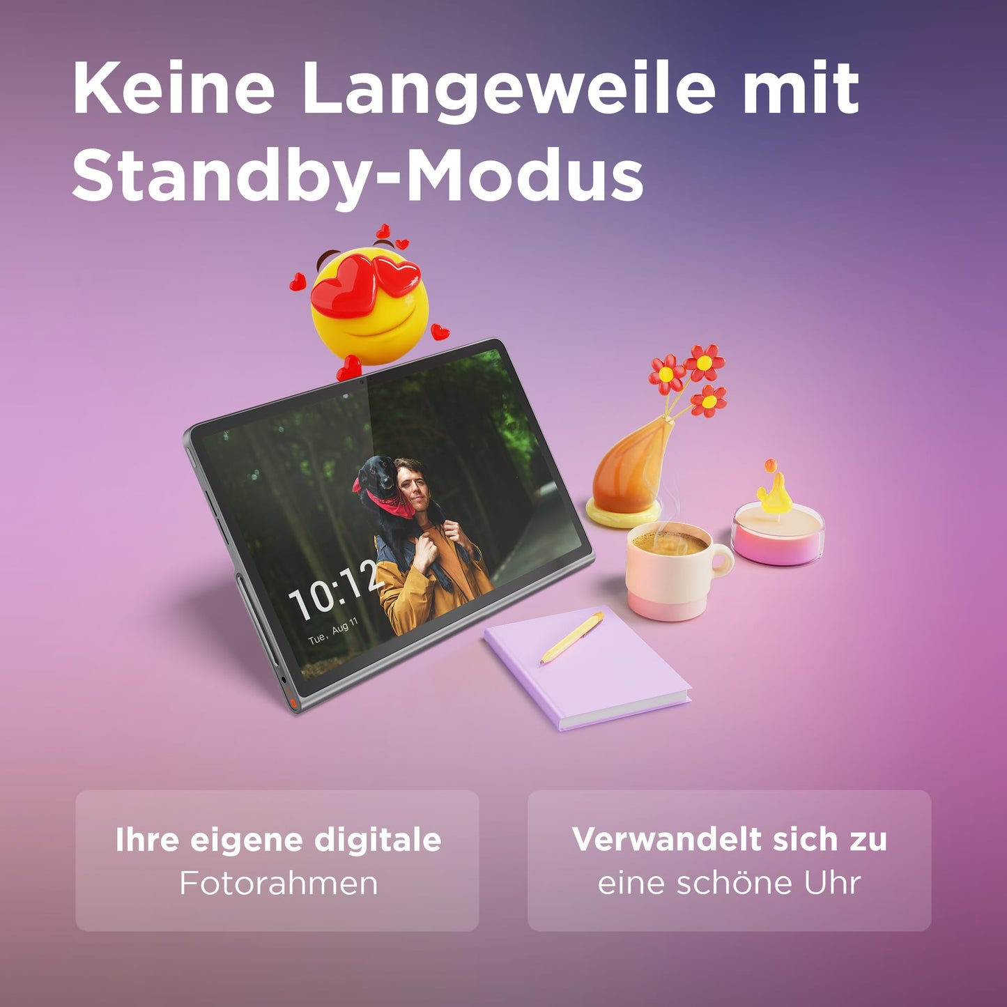 Lenovo Tab Plus Tablet | 11.5'' 2K Touch Display | JBL Sound system with 8 speakers | Mediatek Helio G99 | 8GB RAM | 128GB storage | Android 14 | Gray