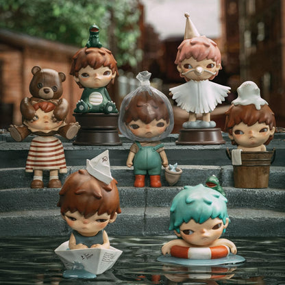 POP MART Hirono Little Mischief Series-3PC Pop Figures Random Figures Action Figures Collectible Figures and Collector Art Toys Toy Figures Gift
